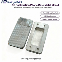 Autres Matériaux d'Impression, Coque de Téléphone en Sublimation 3D, Moule Métallique en Alliage d'Aluminium pour Presse à Vide 3D Compatible avec iPhone 12-18