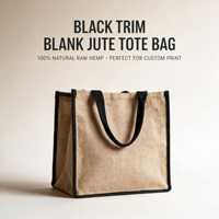 Sac publicitaire quotidien en jute recyclable avec poignée longue, taille moyenne, personnalisable (couleurs et logo) - Fournisseur Sherwin