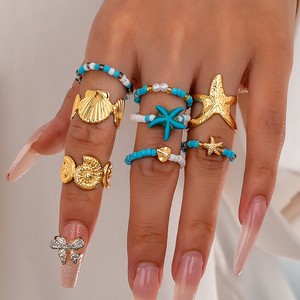 Anillos Apilables Elegantes de Acero Inoxidable con Forma de Corazón Clásico, Chapados en Oro Rosa con Circonita, para Mujer, Joyería para Vacaciones de Verano - Product Image 1