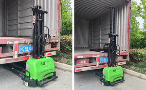 LIEBO 2024 Stock Listo para enviar Venta caliente 500kg 700kg Carretilla elevadora portátil de carga automática Elevador apilador eléctrico Precio de fábrica - Product Image 3