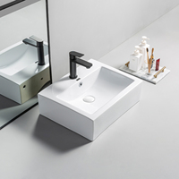 OEM ODM vasque sundowner au-dessus du comptoir lavabo rectangulaire lavabo moderne en céramique