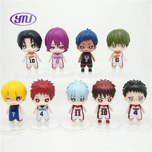 Juego de 9 Figuras de Acción de <span class=keywords><strong>Anime</strong></span> de Baloncesto Kawaii, Muñecos de <span class=keywords><strong>Kuroko</strong></span> Tetsuya, Kagami Taiga, Hyuga Junpei para Niños - Product Image 2