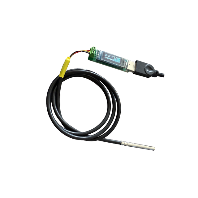 DS18B20 USB Temperature Logger Plug & Play with OLED Display Programmable TH/TL Instrument