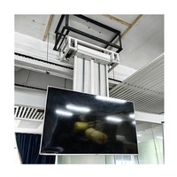 Support de télévision motorisé escamotable pour plafond |   Conception télescopique pour téléviseurs de 32 à 65 pouces, compatible RS232/485, prêt pour une maison intelligente et un home cinéma de luxe