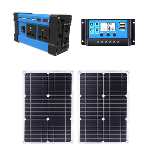 12V Tot 110V Of 220V 500W Omvormer + 30a Zonne-Energie Laadregelaar + 36W 18V Zonnepaneel Off Grid Zonnestelsel Met Onderdelen - Product Image 1