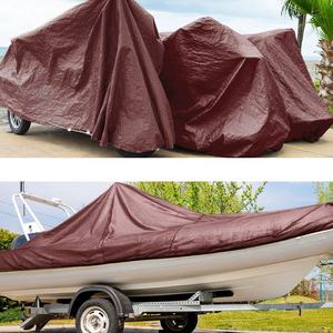 Bâche robuste 10 Mil 20X30ft bâche en plastique laminé bleu argent bâche industrielle imperméable résistante aux intempéries bâche - Product Image 6