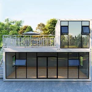 Contenedor Móvil Prefabricado de 20 pies con Panel Sándwich de Acero Transpirable, Diseño de Casa de Campo, para Hotel, Oficina, Tienda o Villa - Product Image 4