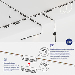 Luces de bola de pista Led lineales de diseño interior para colgante comercial 2700K 3000K 5000K iluminación Hotsale Cob luces magnéticas - Product Image 6