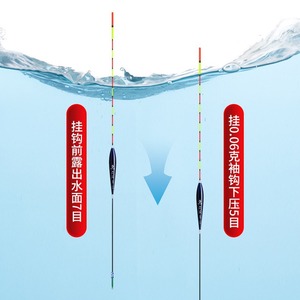 JUQIWANG Fishing Float T-Profile Nano Material High Sensitivity River Stream Float Vertical Float For Crucian Carp Shallow Water - Product Image 4