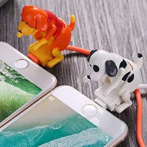 Funny Creative Cute Humping Moving Spotty Dog Toy Smartphone Cable <span class=keywords><strong>Cargador</strong></span> rápido Datos para Smartphone - Product Image 2