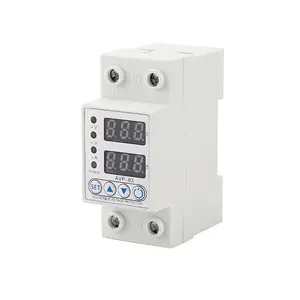 60A 220V Input Single Phase Voltage Protection Protector With Digital Display