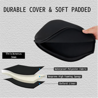 Housse de protection pour raquette de Pickleball, étui en néoprène avec fermeture éclair, sac de protection pour raquette, épaisseur de 16mm, accessoires écologiques