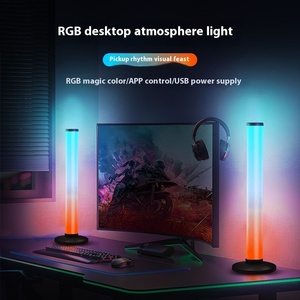 RGB Gaming Musik-Sync Ambiente-Beleuchtung 360-Grad Smart <span class=keywords><strong>LED</strong></span>-Lichtleiste USB Modernes Design Rhythmus-Ambientebeleuchtung für Gaming-Räume - Product Image 2