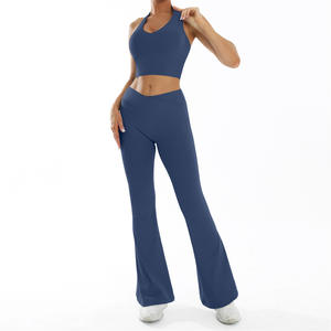Conjunto de <span class=keywords><strong>Yoga</strong></span> Ajustado con Sensación de Segunda Piel, Espalda Descubierta, Elástico y de Cintura Alta para Mujer - Product Image 5