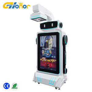 Produits pour parcs d'attractions : Machine de jeu VR autonome <span class=keywords><strong>HTC</strong></span> en position debout, réalité <span class=keywords><strong>virtuelle</strong></span> 9D avec pistolet - Product Image 3