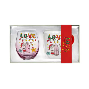 แก้วน้ำขวดคริสต์มาสแบบส่วนตัว พิมพ์ลายตามสั่ง สำหรับใช้เป็นของแจก - Product Image 5