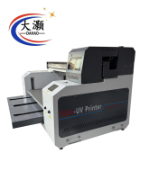 Impresora de Etiquetas de Inyección de Tinta Digital UV de Cama Plana XP600, Cabezal de Impresión Automático, Nueva, 2400DPI, Todo en Uno, Garantía de 3 Años