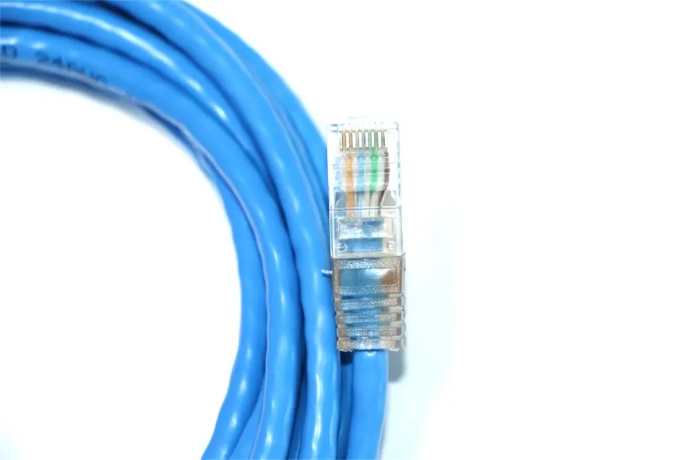 XXD Barang Spot Cat5e Cat6 kabel jaringan warna biru kabel Ethernet 5m panjang CCA 24AWG kabel Patch