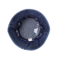Chapeau Bob en Jean Vieilli Style Vintage avec Logo Personnalisé, Luxe, Hip Hop, Street Style, Unisexe, pour Festival, Événement, Usage Quotidien, Vente en Gros