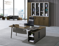 Nouveau bureau de direction avec chaise, ensemble de bureau exécutif, design simple et moderne, bureau simple