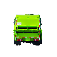 Camion à ordures compacteur KAMA 4m³ Weichai avec cuve entièrement fermée et commande hydraulique pour l'assainissement et la gestion des déchets municipaux