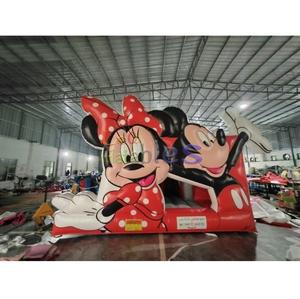 5*4m gran PVC volar personaje de dibujos animados Castillo de rebote inflable <span class=keywords><strong>Mickey</strong></span> bouncer slide Combo para niños - Product Image 1