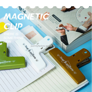 Bán Sỉ Quà Tặng Khuyến Mại Kẹp Tiền Mặt Tài Khoản Bằng Nhựa Màu Kẹp Ghi Nhớ Nam Châm Kẹp Sách Học Sinh Có Logo Tùy Chỉnh - Product Image 4