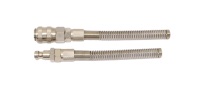 Ensemble de raccords de tuyau d'air de type 21 Mini Rectus OEM, laiton et acier inoxydable 304, 500 psi, connexion rapide industrielle, haut débit, durable pour les outils et les machines