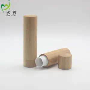 Бамбуковый бальзам для губ 4,5 г, экологически чистый, с логотипом на заказ, по конкурентоспособной цене, оптовая продажа