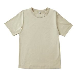 T-shirt à col rond et épaules tombantes 220 g/m² Personnalisation pour les uniformes de travail Impression de logo Chemises de classe - Product Image 2