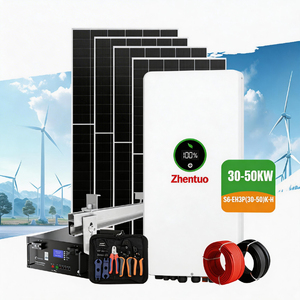 Kit complet <span class=keywords><strong>de</strong></span> système solaire hors réseau avec onduleur à onde sinusoïdale pure, batterie lithium-ion MPPT, 5-30 kW, énergie solaire pour balcon, maison - Product Image 5
