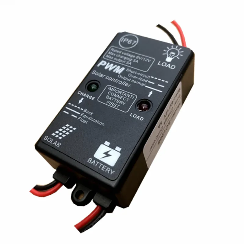 1 amp 3 amp 5 amp mini 6 volt regolatore di carica solare