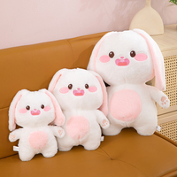Boneka Kelinci Lucu Berkualitas Tinggi, Isi Kapas PP, Berbagai Ukuran, Desain Menggemaskan, Hadiah Nyaman untuk Anak-Anak