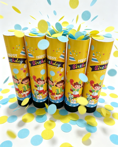 NUEVO Lanzador de Confeti Manual 2026, Pequeño, Seguro, Biodegradable y Ecológico, para Fiestas de Cumpleaños y Año Nuevo - Product Image 2