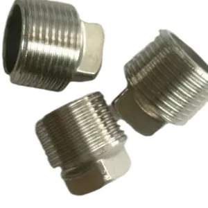 3/4 Inch Straight Plug Head Thread Connector Joints 304 Stainless Steel Flexible Conduit Connectors