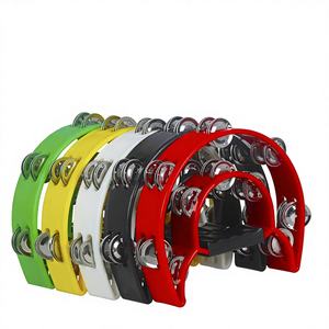 Campana de mano de plástico de doble capa con diseño floral Orff para crear ambiente y tocar música - Product Image 5