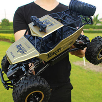 Control Remoto por Radio 2.4G Profesional de Grado Hobby, Vehículos con Luces LED de Aleación 4WD, Alcance de 80m, Escala 1:12, Listo para Usar