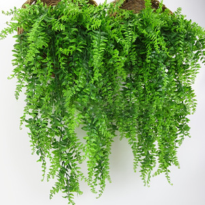 <b>Artificial</b> Green Persian Wall Hanging 30cm-100cm Foliage <b>Bouquet</b> Home Decor Modern Style 3pcs - Product Image 3