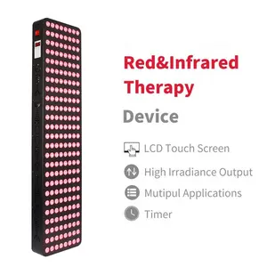 RLTTIME 660nm 850nm Led Pdt Infrared Light Therapy Machine Full Body 1500w 1000w 300w Led Red Light Therapy Panel Device