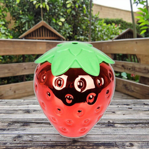 Gobelet en plastique réutilisable en forme de fruit, phosphorescent, sans BPA, anti-fuite, 20 oz, écologique, avec paille, portable, pour fêtes - Product Image 6