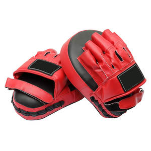 Almohadillas de enfoque de punzonado a precio barato al por mayor anuncios de entrenamiento de boxeo almohadilla de enfoque de cuero genuino de la mejor calidad a la venta - Product Image 2