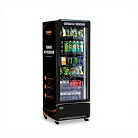 Distributeur automatique Qingo King 509 418L en acier inoxydable avec écran tactile de 7 pouces, double zone de température, conforme ADA, Wi-Fi, directement de l'usine