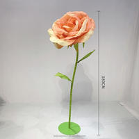 Accessoires de mariage grande fleur géante grande fleur en papier debout fleurs géantes en mousse pour événements décoration de mariage décor à la maison