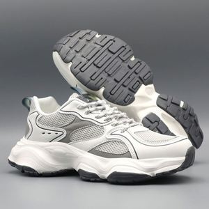 Zapatos Deportivos de Plataforma con Malla Transpirable para Primavera/Verano, Ligeros, con Suela Suave y Elevada, Casuales para Hombre - Product Image 6