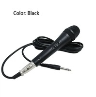 Mikrofon Kabel Dinamis - Desain Logam Plug and Play untuk Karaoke Rumah & Siaran Langsung