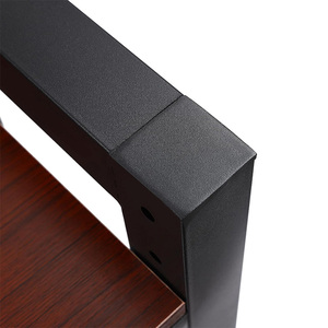 Étagère de rangement moderne en <span class=keywords><strong>acier</strong></span> inoxydable pour buanderie, type garde-corps, empilable, réglable et portable - Product Image 5