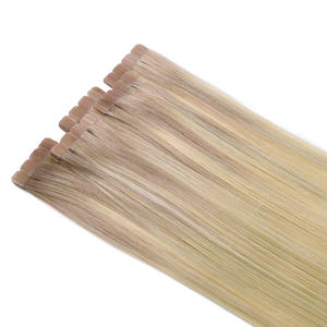 K.S WIGS Extensions Mini-Tape Premium, finition brillante, élégante et luxueuse, 100% cheveux humains Remy chinois double tirage, 12-28 pouces - Product Image 6