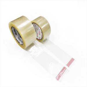 เทปม้วนจัมโบ้ BOPP 45มม. * 50ม. สีเหลืองใสเทปกาวด้านเดียวที่แข็งแกร่งมาก - Product Image 4
