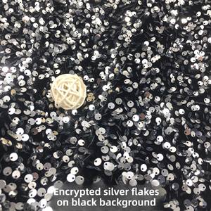 Veste en <span class=keywords><strong>velours</strong></span> sergé brodé à paillettes pour femmes et enfants 5mm <span class=keywords><strong>tissu</strong></span> élastique pour mariage filles chaussures sacs accessoires de cheveux - Product Image 2