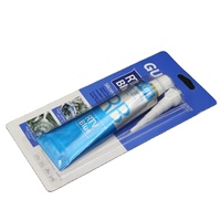 Mastic silicone neutre gris rigide haute performance 85g écologique, colle silicone rouge 110 Bubble, mastic d'étanchéité transparent pour auto, emballage